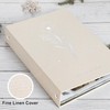 Lanpn Photo Album Scrapbook 8x11 8.5x11, Linen Hard Cover Archival