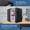 BANGSON Upright Freezer,1.1Cu.ft Mini Freezer with Removable Shelf, Single Door