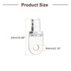 Uxcell 6Pcs Hardware Tilt Wand Tip Repair - Transparent Vertical