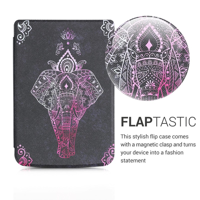 kwmobile Flip Case Compatible with Pocketbook Touch Lux 4/5/Touch HD