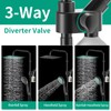 HEROBAI 10" Filtered Rain Shower Head with Handheld Spray Combo,