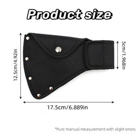 Hatchet Cover Axe Head Cover Nylon Axe Sheath, 1Pc Camping Axe Cover Axe Sheath Waist Hangable Axe Cover,Hatchet Protector Cover Waist Hangable Hatchet Sheath,Axe Head Protector Cover Nylon Axe Sheath