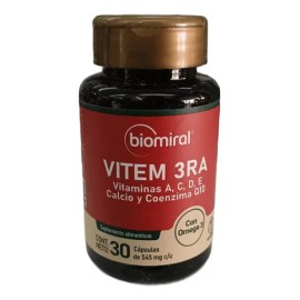 Vitaminas A, C, D, E Geriatricas Vitem 3ra Capsulas                                                                                                   