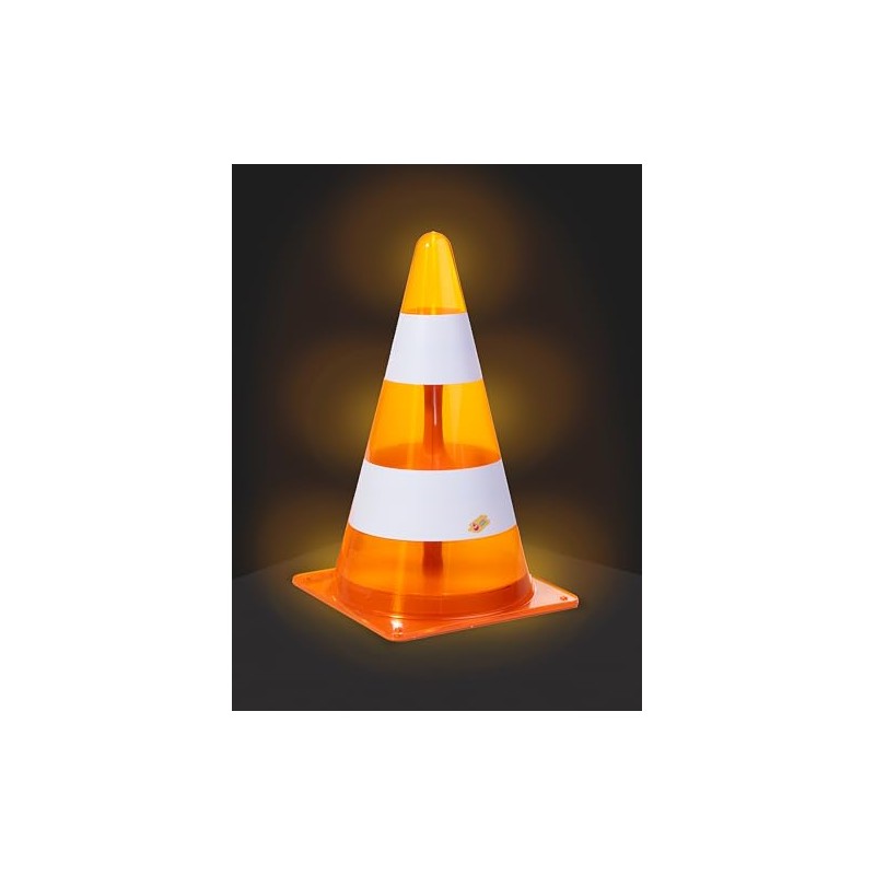Rolly Toys rollyPylone Lighted (Pylons with Light, Traffic Cone, Traffic