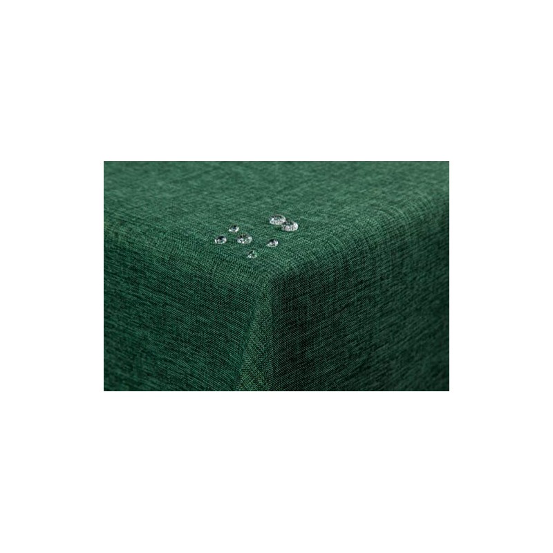 First-Tex tablecloth linen look lotus effect washable with straight hem