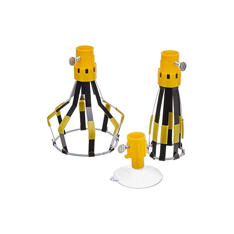 BAYCO Light Bulb Changer Heads for Standard, Floodlight & Recessed