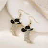 Western Cowgirl Boot Earrings for Women Gold Sliver Cowboy Boot