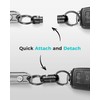 TISUR Quick Release Keychain, Magnetic Key Holder Connector, Detachable Key