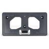 DNA MOTORING LP-HO1068124 Front License Plate Mounting Bracket Compatible with 17-19 Honda CR-V, Matte Black