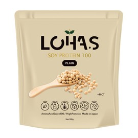 Rojas Soy Protein (Plain + MCT), 10.6 oz (300 g), No Artificial Sweeteners, No Synthetic Ingredients, High Protein, 100% Vegan, Amino Acid Score 100