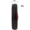 Flat Free Solid Rubber Wheel Assemblies - Replacement Hand Truck