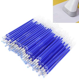 100pcs Fabric Marker Pen Refill Heat Erasable Fabric Marking Pens Auto Vanishing Pen for Tailors Sewing and Quilting Dressmaking