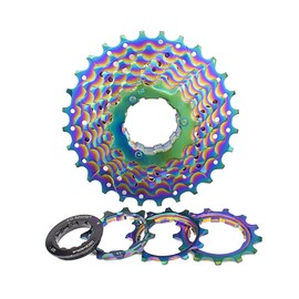 VG SPORTS - Casete de bicicleta de 10 velocidades 11-25T/11-28T/11-32T/11-36T/11-40T/11-42T/11-46T compatible con Shimano Sram