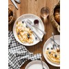 LE TAUCI Dinner Plates Set of 4, 10 Inch Ceramic