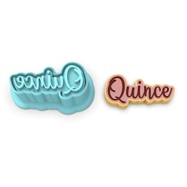 Cookie Cutter Lady Quince Cookie Cutter & Stamp | 15 Quinceanera Hispanic Birthday Celebrate  - 2.5 Inches