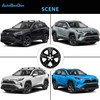 4-Pack Wheel Skins Compatible with Toyota RAV4 / RAV4 Hybrid