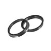 Partuto 2pcs Plastic 73.1mm to 64.1mm Car Centric Rings Wheel