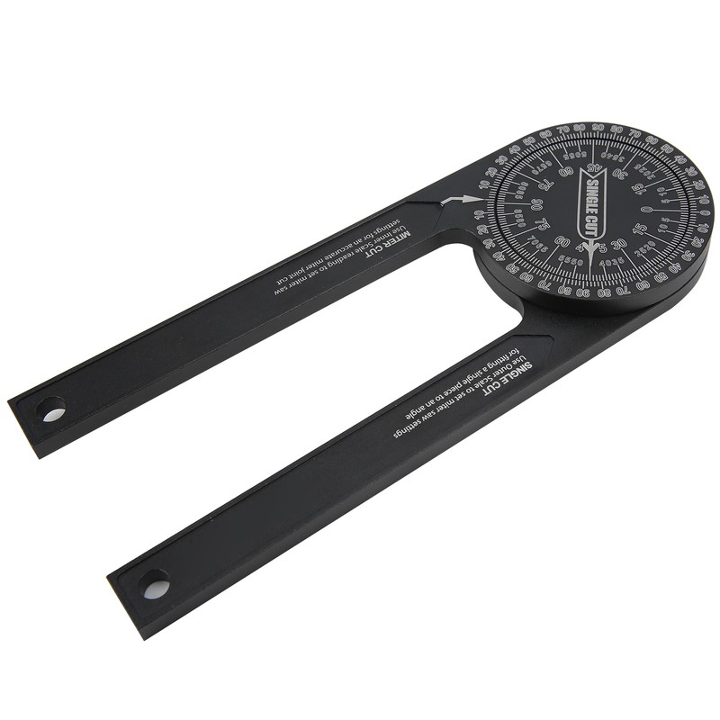 0~360° Woodworking Protractor Aluminium Alloy Angle Finder Angle Measuring Tool