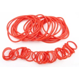 Unbranded New High Quality 36 Piece Red Jelly Bracelets & Rings Set #B2010RED