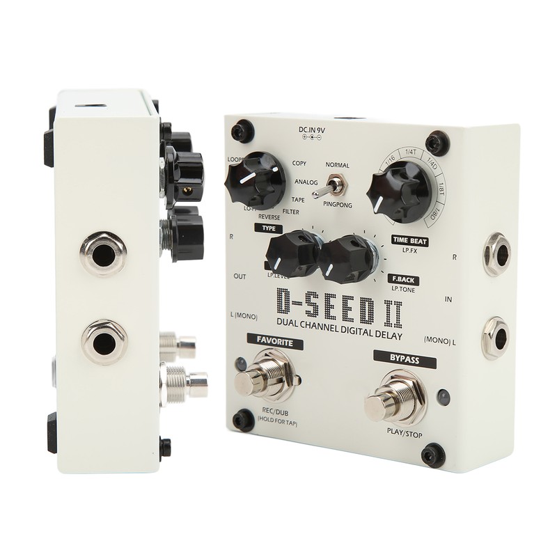 Multi Pedal Effect 2 Channel Digital Delay Stereo Looper 8