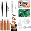 HIJIRH 165Pcs 3D Printing Tool Kit,3D Printer Toolset,3D Printer Accessory