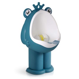 Potty Training Urinal Boy Urinal Kids Toddler Pee Trainer Bathroom Funny Baby Training Potties（DEEP Blue）