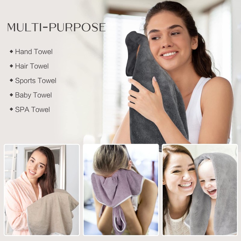 KinHwa Hand Towels, 40 x 76 cm, 100% Microfibre Guest