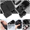 Center Console Wireless Charging Pad + Cup Holder Fit for