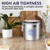 ENLOY 165oz Stainless Steel Airtight Canister for Kitchen, Large Flour