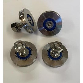 Tile saw carriage tray replacement wheels for most Target, Husqvarna and Felker tile saws.