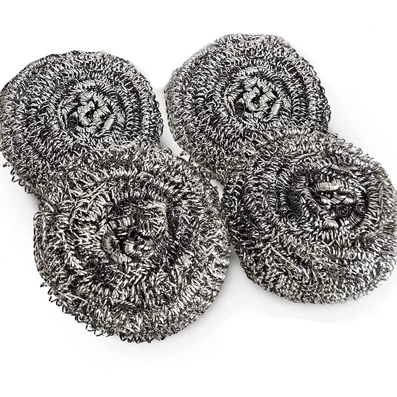 HOMESmith Stainless Steel Scourers – Pack of 12 HS-131