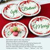 Pfaltzgraff Winterberry Red Ribbon Salad Plates, Set Of 4