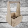 WooDeeDoo Wooden Bottle Carrier Caddy | Fits 4x 330/500 ml