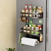 San Dream Magnetic Spice Rack for Refrigerator Magnetic Fridge Shelf