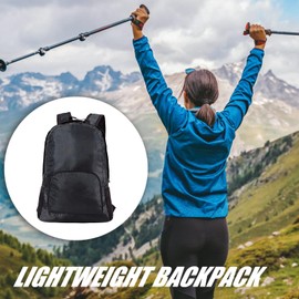 Folding Backpack - Water Resistant Folding Daypack,Small Backpacks for Men Women, Shoulder Pack for Travel Camping Hiking Outdoor Sports