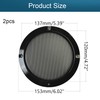 Fielect 2Pcs 5" Speaker Grill Cover Mesh Decorative Circle Subwoofer