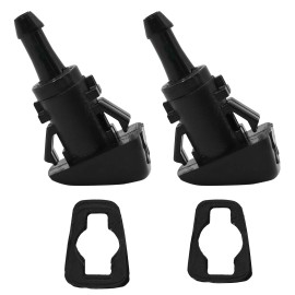1st_auto_parts Pack of 2 For CHRYSLER 200 11-14 Windshield Washer Nozzle Jet Spray &Gaskets