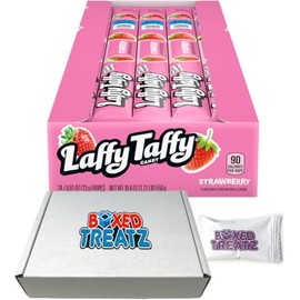 Laffy Taffy 24x23g, Strawberry - Chewy, Stretchy & Tasty Boxed Treatz