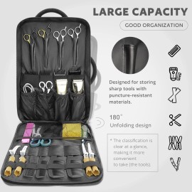 Aurotier Barber Bag with Insulated Pocket, Portable Backpack for Clippers and Supplies...