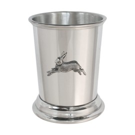 Hare Running Mint Julep Cup English Pewter Cockatil Free Engraving Gift 172