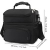 FlowFly Insulated Lunch Bag Adult Lunch Box Large Tote Double