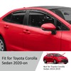 Voron Glass in-Channel Extra Durable Rain Guards for Toyota Corolla