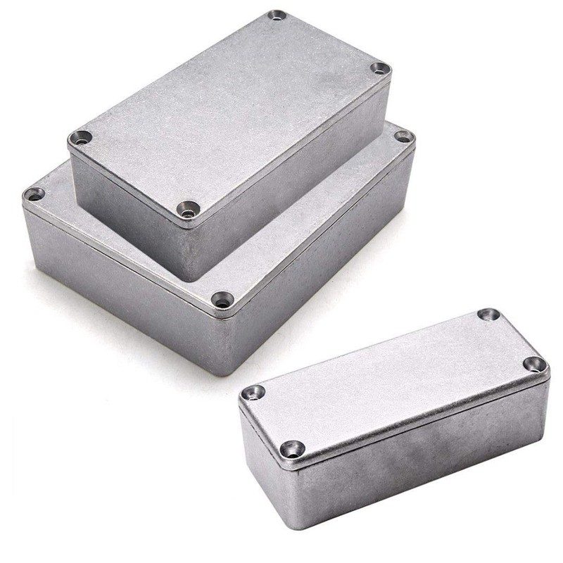 BE-TOOL Aluminium Electronics Project Box, IP54, Silver, 1 x Aluminium