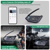 iSunergy Motorcycle Bluetooth intercom MS20 2000m Helmet Intercom,20 Riders Motorcycle