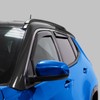Goodyear Shatterproof in-Channel Window Deflectors for Jeep Compass 2017-2025, Rain
