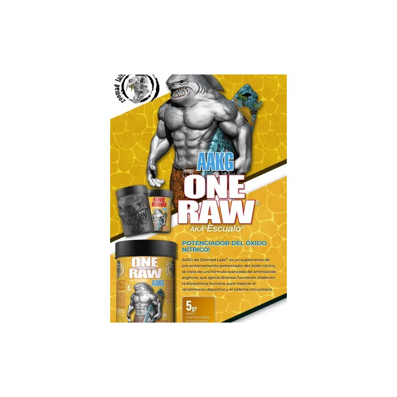 L-arginina Platinum One Raw Gym Polvo 60 Serv.