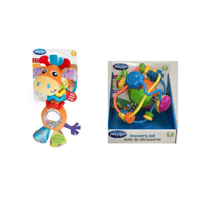 Playgro's Best Set, 2-in-1 Toy Bundle w/ My Bead Buddy