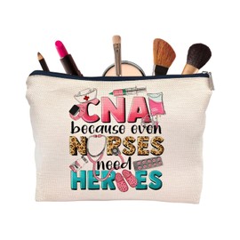 MOPZIJA nurse survival kit,Krankenschwester-Survival-Kit-Tasche,Kosmetik-Mehrzweck-Make-Up,Segeltuch-Stiftetui,Toilettenartikel Reisetasche Reißverschluss,Schulbedarf,Geschenke Für Praktiker