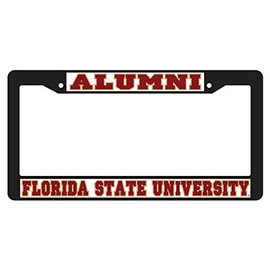 Florida State Seminoles Plate Frame (BLACK PLATE FRAME FSU ALUMNI (17097))