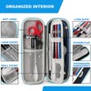 Primacare KB-9397-BL Stethoscope Case, Supplies Included, Blue with Multiple Compartments,
